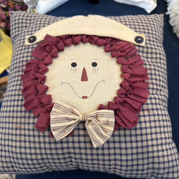 Unicorn Merchandise Corp. Other - Unicorn Merchandise Corp Raggedy Andy Rag Doll Vtg 12" 3D Pillow